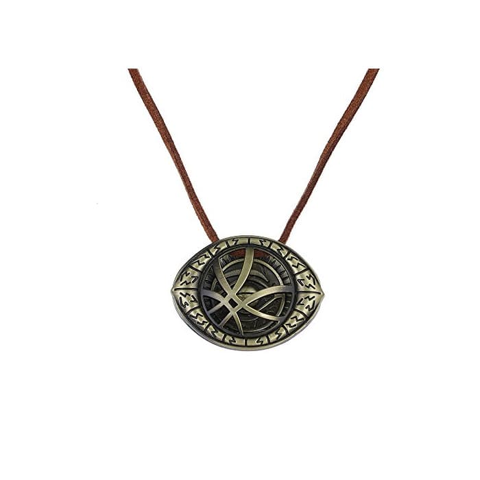 Producto lureme Doctor Strange Collar Ojo de Agamotto Traje Prop Infinito Piedra Colgante