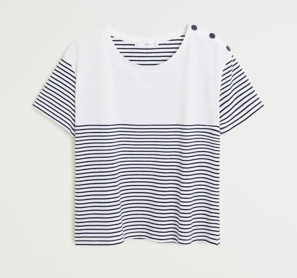 Fashion Camiseta algodón mensaje - Mujer | Mango España