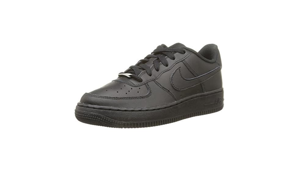 Moda Nike Air Force 1 Gs, Zapatillas Unisex Niños, Negro