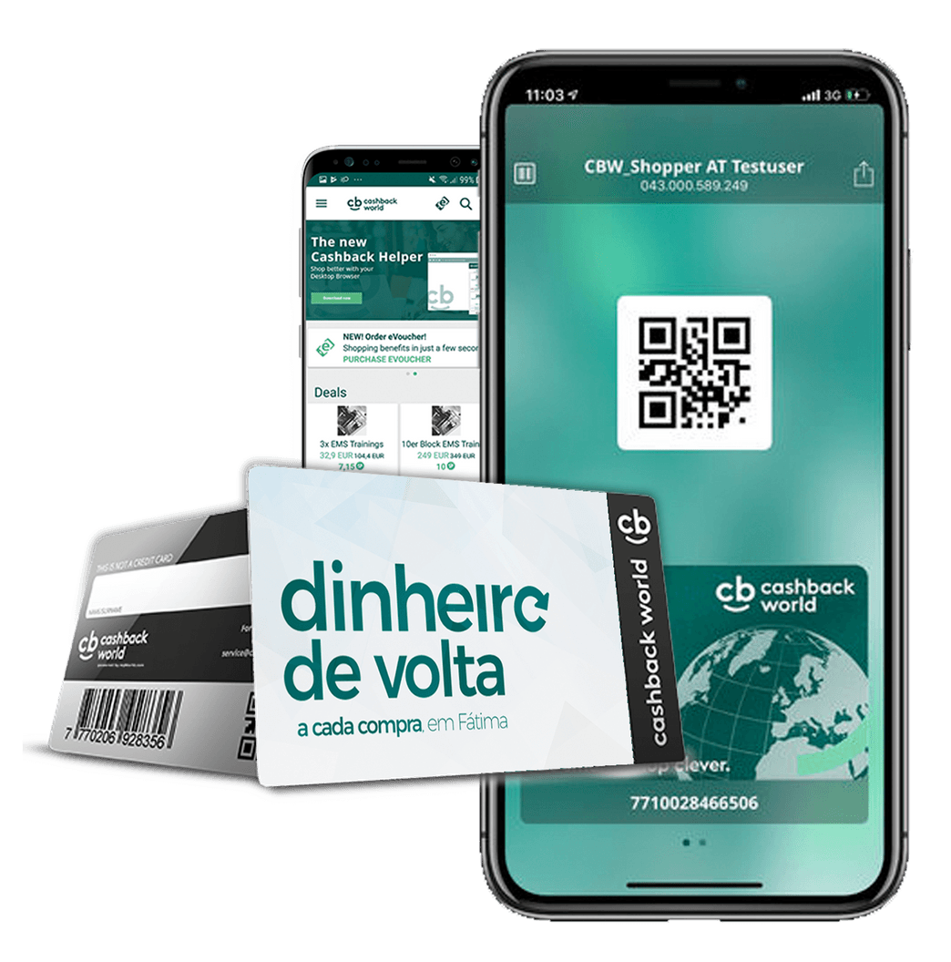 App Cash Back world - receba dinheiro nas suas compras