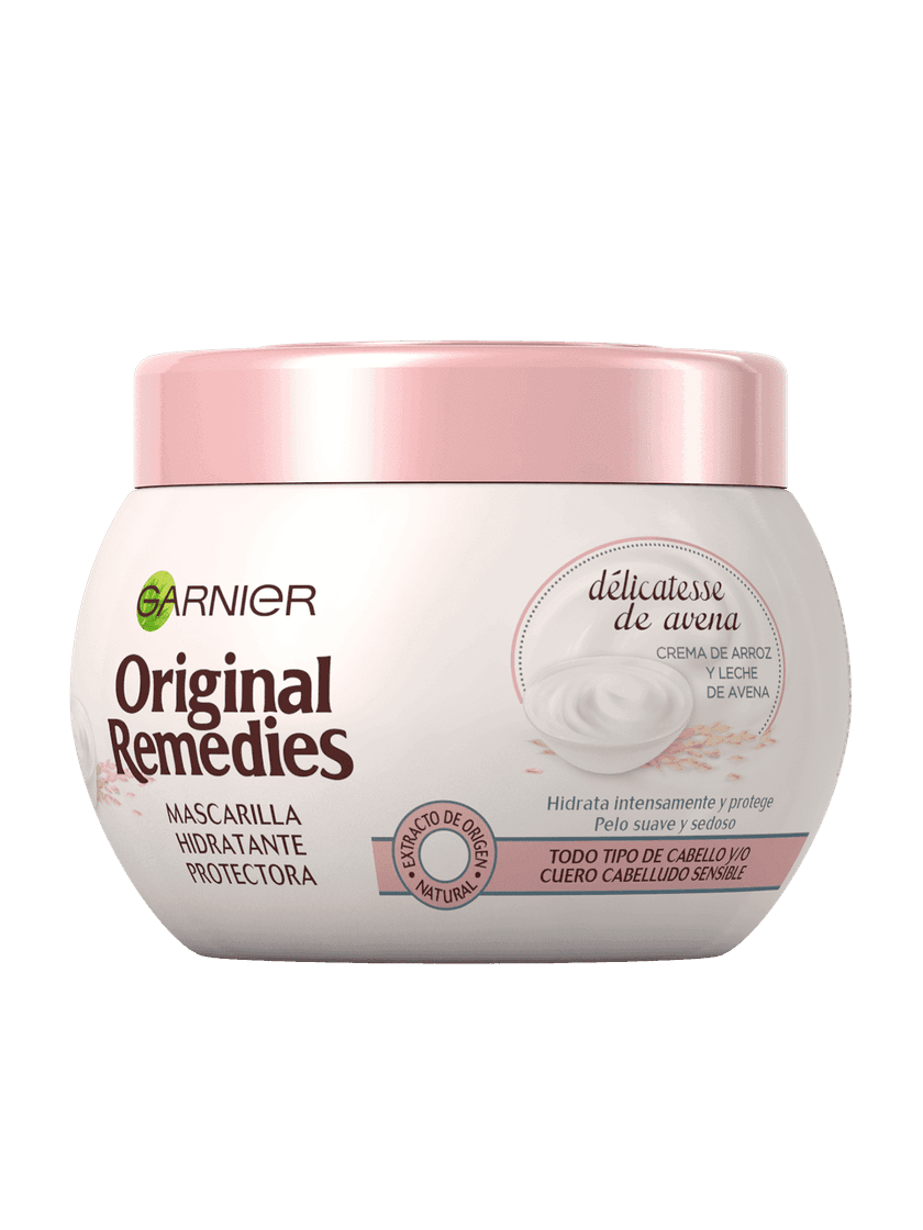 Belleza Garnier Original Remedies Delicatesse de Avena mascarilla capilar cuero cabelludo sensible