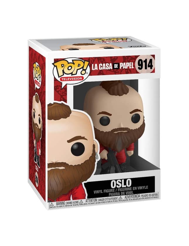 Game Funko- Pop TV: La Casa de Papel-Oslo Collectible Figure, Multicolor