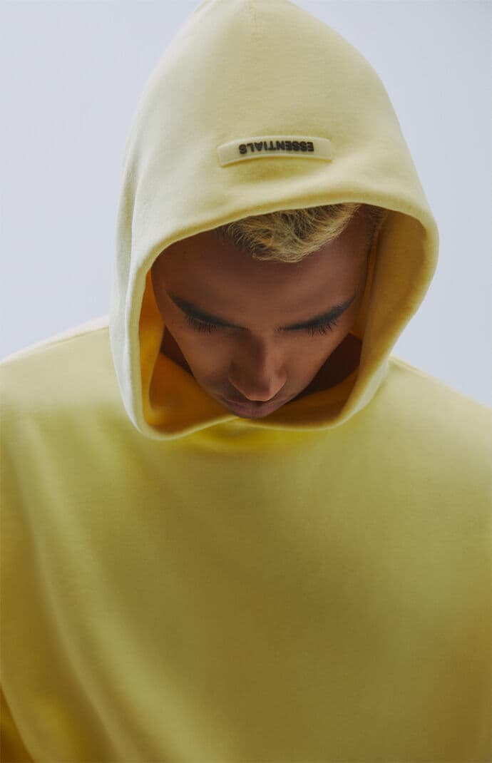 Product FEAR OF GOD ESSENTIALS Lemonade Pullover Hoodie Yellow