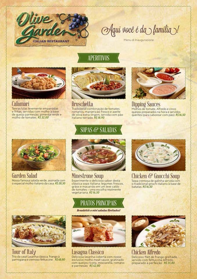 Restaurantes Olive Garden