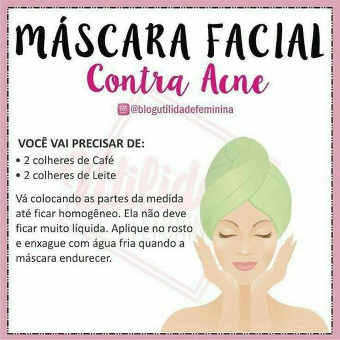 Fashion Máscara Facial Café+ Leite☕