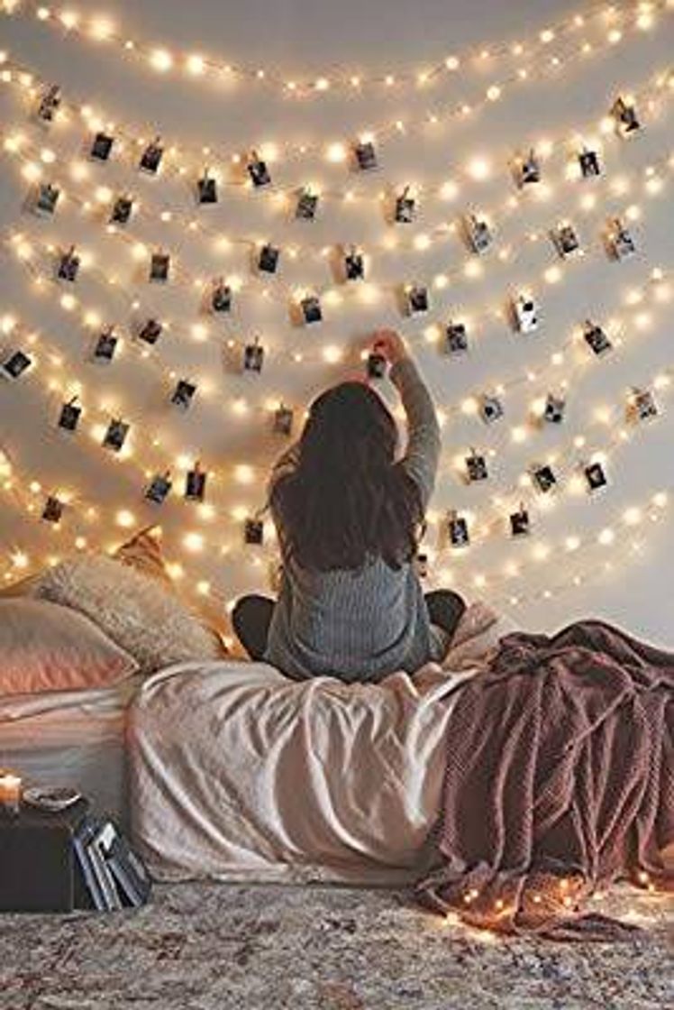 Product Led Light String to hang photos on