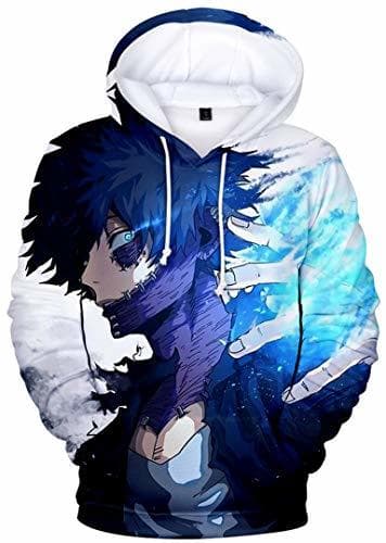 Producto Silver Basic Sudadera de Manga Larga con Estampado 3D Merch My Hero