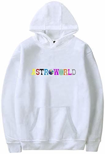 Producto PANOZON Sudadera Hombre Travis Scott Astroworld Impresión de Logo Hoodie Chaqueta con