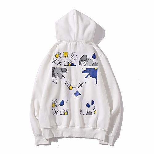 Producto Off OW Men/Women Print Cotton Hoodie Chaqueta Suelta Casual de Moda