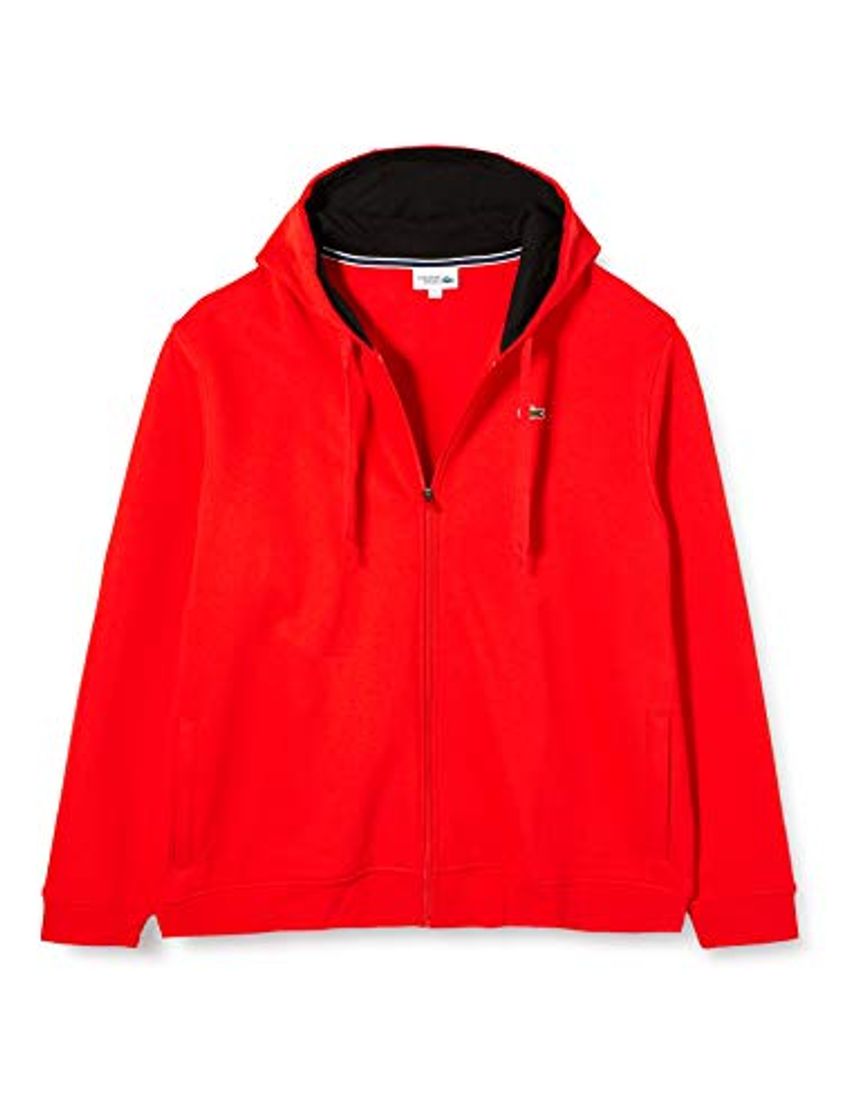 Fashion Lacoste Sh7609 Sudadera, Rojo