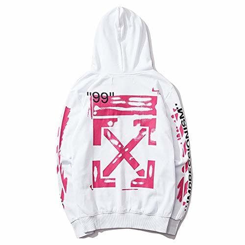 Producto YX Hoodie Off con Capucha Delgada Flecha Doodle Europeo Y Americano De