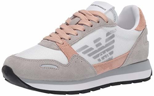 Product EMPORIO ARMANI X3X058-XL48 Zapatillas Moda Femmes Beige/Blanco