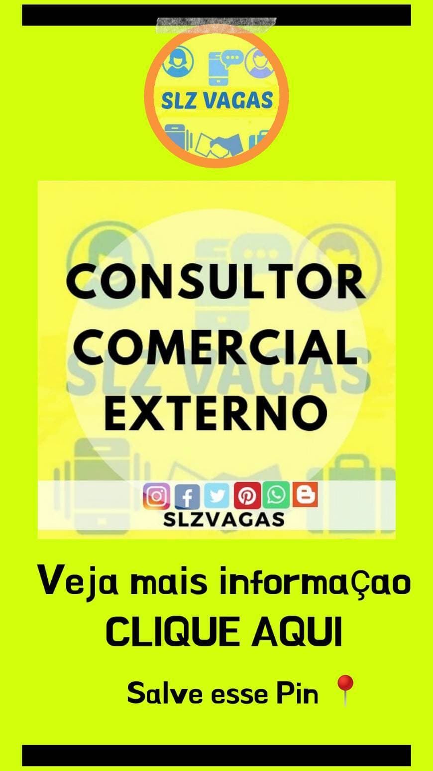 Fashion Vaga para consultor comercial externo.