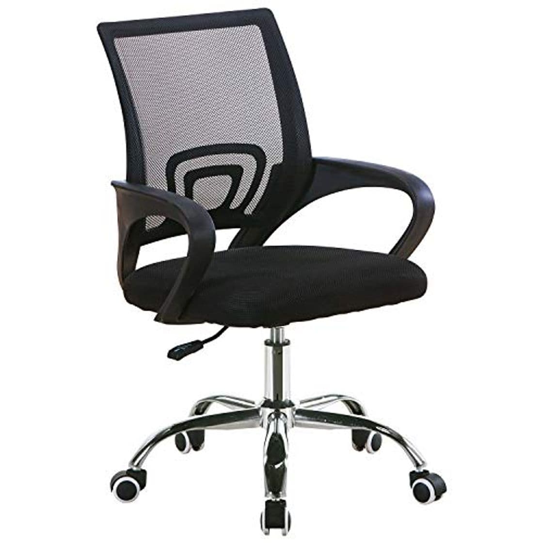 Lugar T-LoVendo TLV-BC174N Silla de Oficina con Soporte Lumbar Giratoria Escritorio Sillon Ruedas