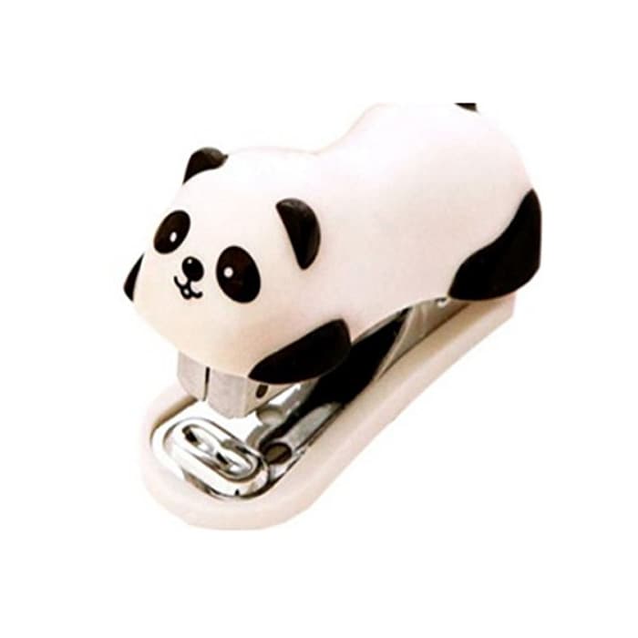 Producto Unicoco 1 Pcs Grapadora Diseño de Oso Panda Tamaño Pequeño Mini Oficina