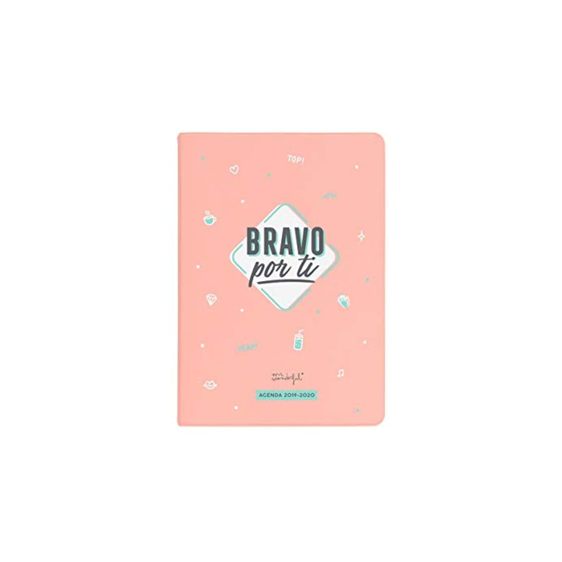 Producto Mr Wonderful 2019/20 Diario - Agenda Clásica "Bravo por ti"