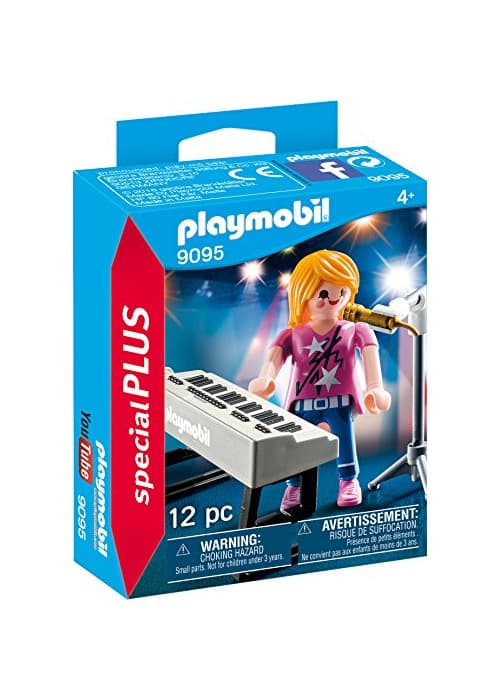 Product PLAYMOBIL Especiales Plus- Cantante con Órgano, Multicolor, Talla Única