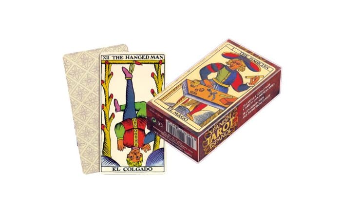 Producto Fournier Español Baraja Tarot clásica de 78 Cartas, Color marrón