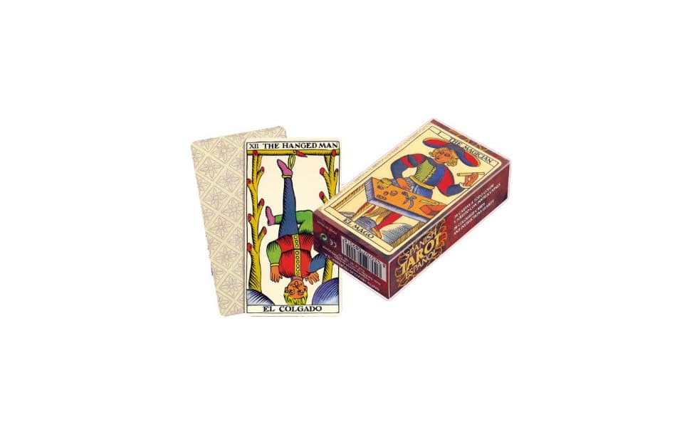 Product Fournier Español Baraja Tarot clásica de 78 Cartas, Color marrón