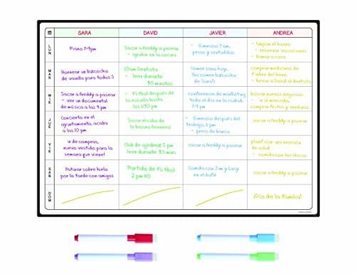 Home Pizarra Planificadora de Comidas y de Planes por SmartPanda - Calendario Magnético