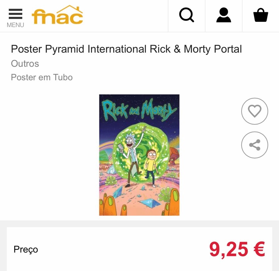 Serie Poster Pyramid Rick and Morty Portal