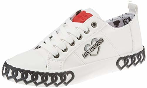 Producto Love Moschino Ja1524, Zapatillas de Gimnasia para Mujer, Blanco