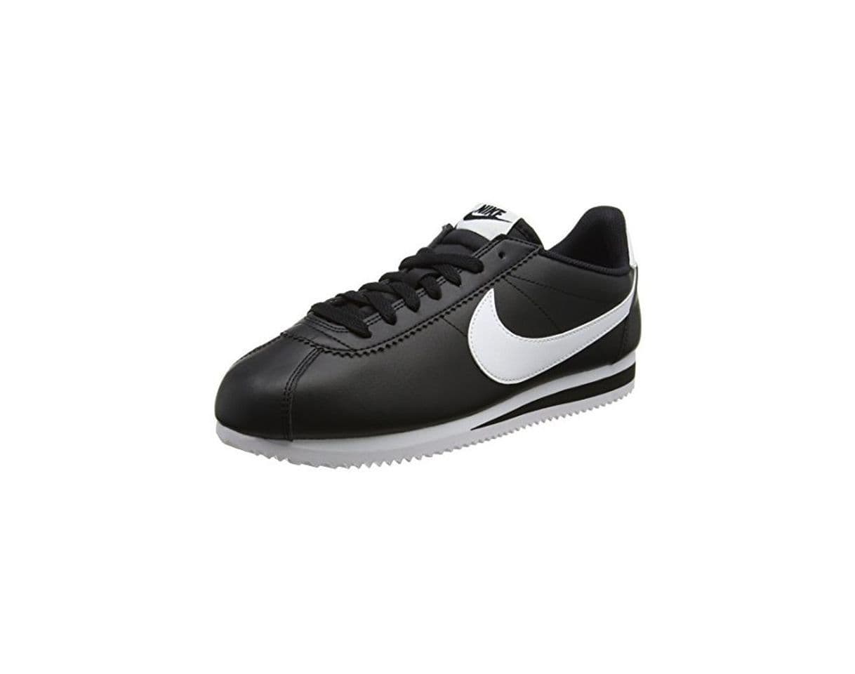 Moda Nike Classic Cortez Leather, Zapatillas para Mujer, Negro