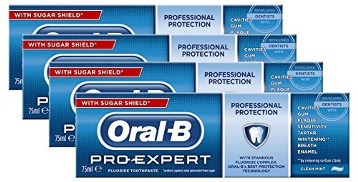 Producto Oral-B Toothpaste Pro-Expert All Around Protect 75ml Case of 4 by Oral-B