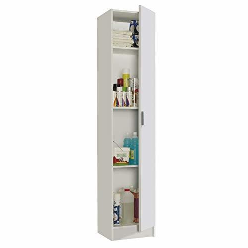 Elemento de la categoría hogar FORES - 007141O - Mueble armario multiusos, 1 puerta, color Blanco, medidas