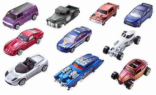 Producto Hot Wheels Pack de 10 vehículos, coches de juguete