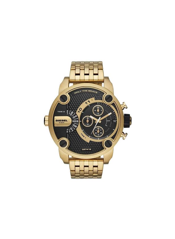 Fashion Diesel Reloj Analógico para Hombre de Cuarzo con Correa en Acero Inoxidable