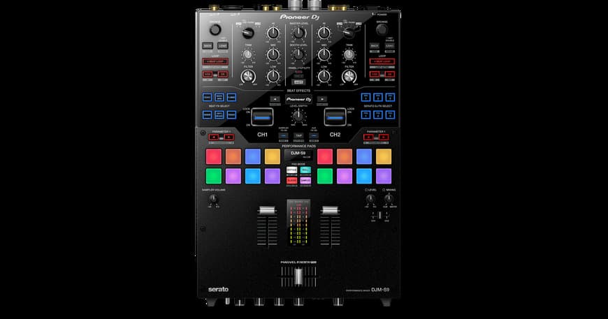 Fashion DJM-S9 2-channel battle mixer for Serato DJ Pro (black) - Pioneer DJ