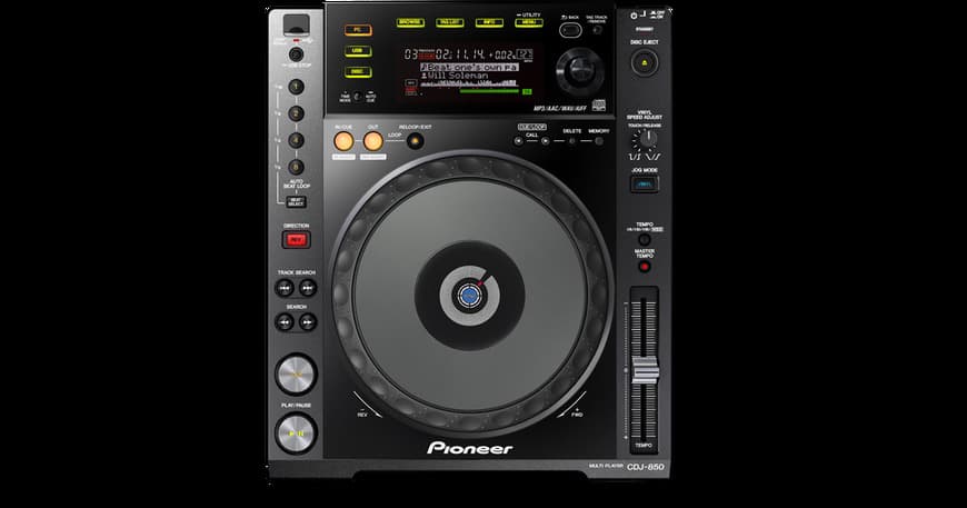 Fashion CDJ-850-K Digital deck with full scratch jog wheel and rekordbox