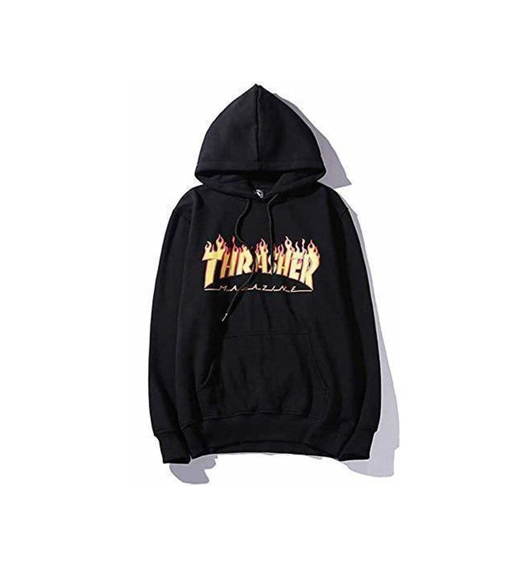 Fashion Medress Sudadera con Capucha de Manga Larga para Mujer Thrasher Jersey con