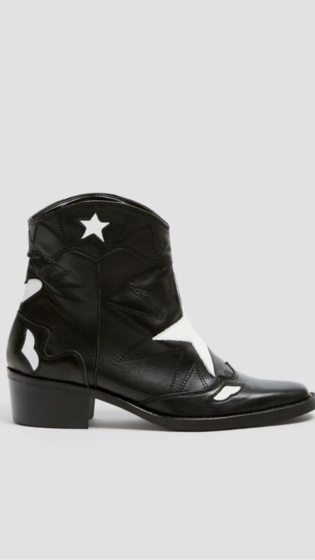 Fashion Bota Cowboy Estrelas