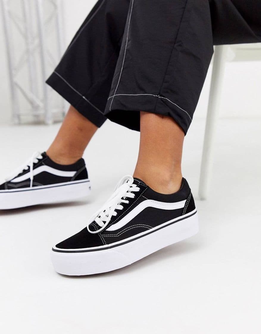 Product Vans Old Skool black platform