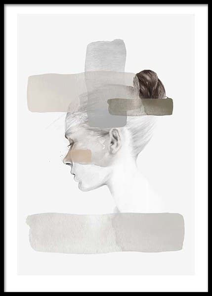 Moda Anna Bülow Insideout - Blush Poster