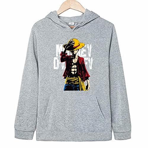 Product KNFBOK Moda One Piece Luffy Sudaderas con Capucha para Hombres Sudaderas con