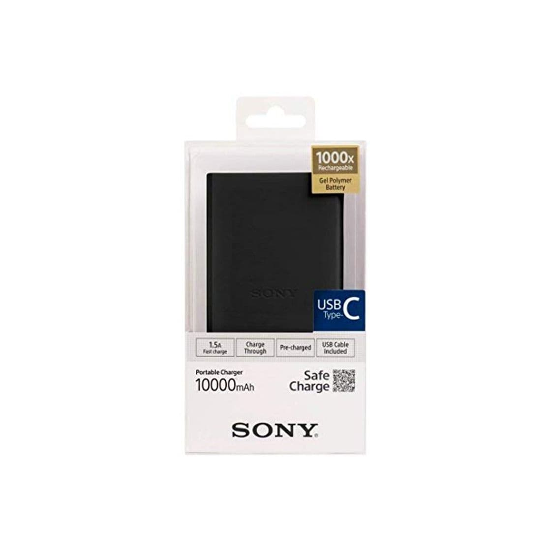 Product Sony - Cargador de batería portátil Compacto de 10.000 mAh, Serie de