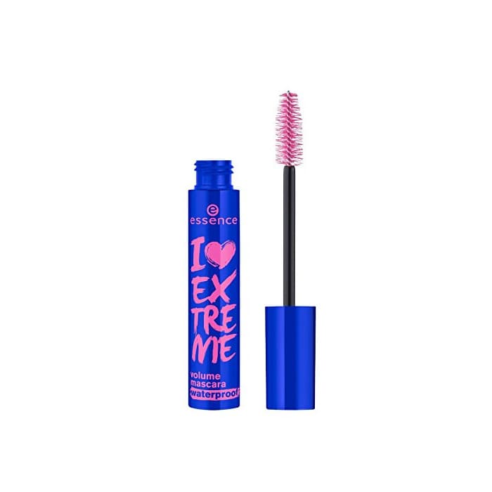 Belleza Essence i love extreme mascara volumen resistente agua negra.