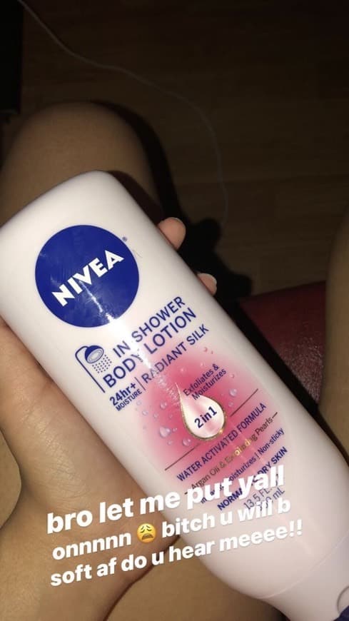 Product Nivea in shower body lotion 