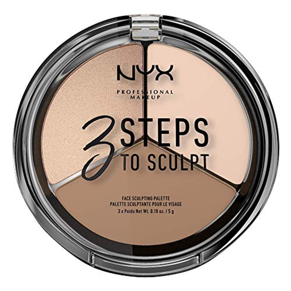 Producto NYX Professional Makeup Paleta de Contouring & Iluminador 3 Steps to Sculpt