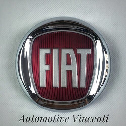 Product Insignia Escudo Logo Fiat Rojo 500 Bravo Grande Punto Idea delantero