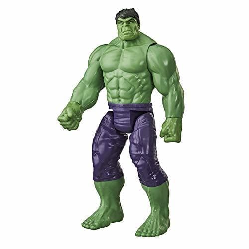 Place Avengers- Figura Titan Hero Deluxe Hulk, Color verde oliva