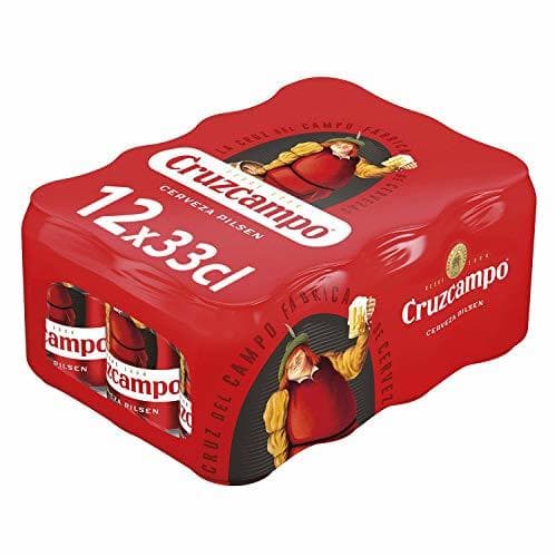 Product Cruzcampo Cerveza - Pack de 12 Latas x 330 ml