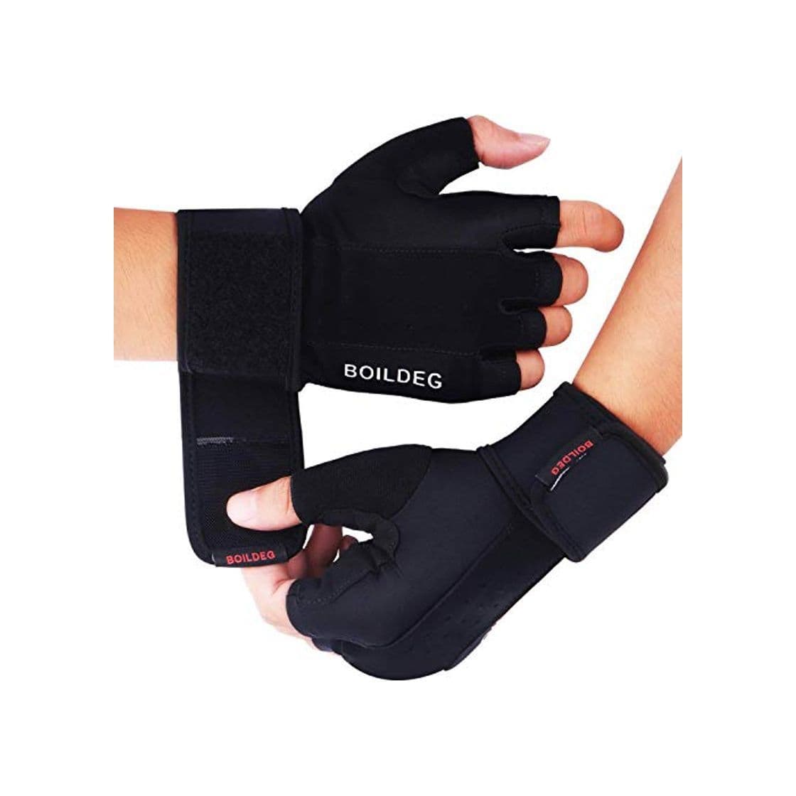 Producto boildeg Guantes Gimnasio Hombre Mujer,Guantes Pesas Gym Guantes Fitness Transpirable con Protección