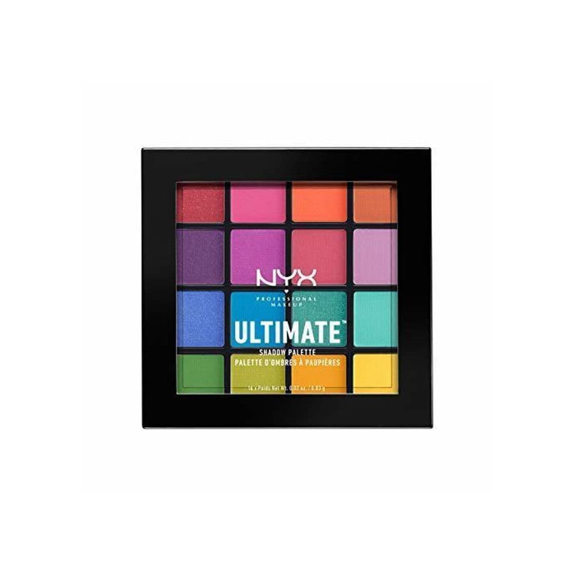 Beauty NYX Professional Makeup Paleta de sombra de ojos Ultimate Shadow Palette, Pigmentos