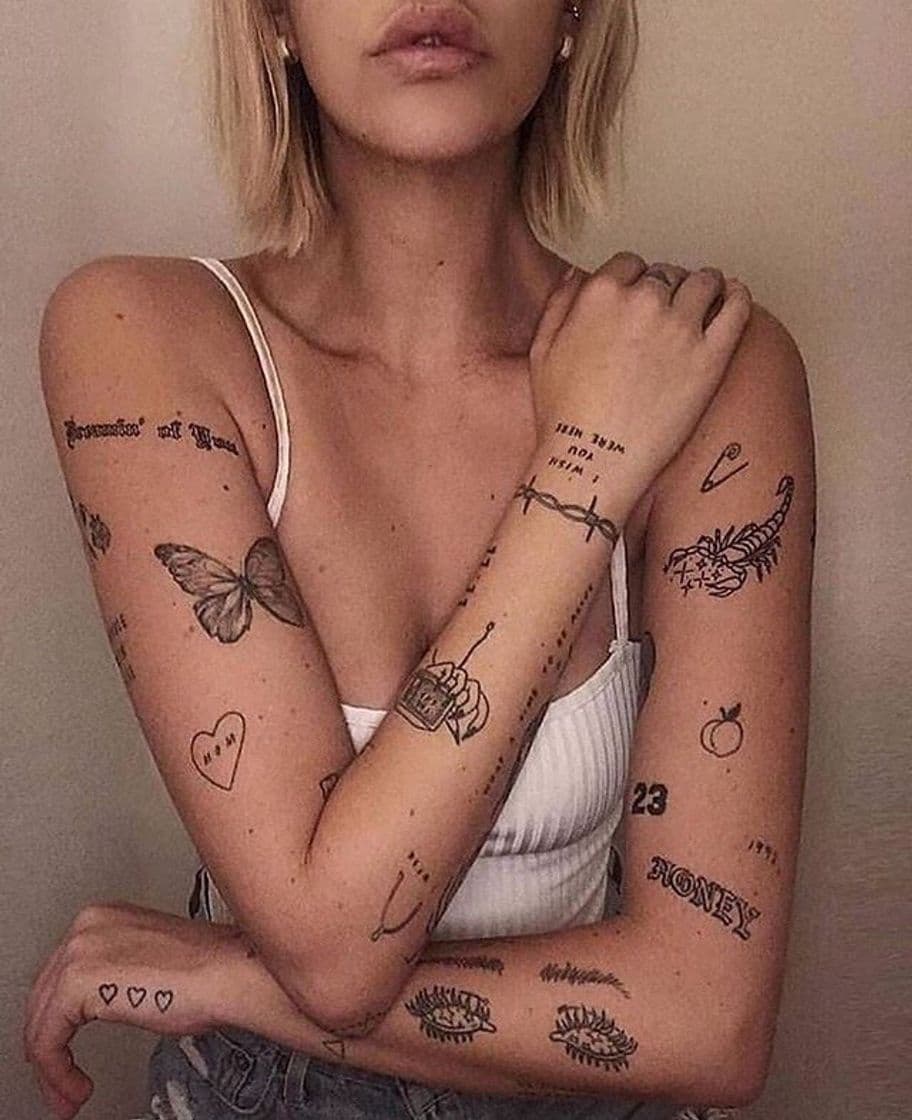 Fashion Tatuagens delicadas 