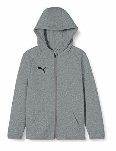 Product PUMA Liga Casuals Hoody Jacket Jr Sudadera, Unisex niños, Gris