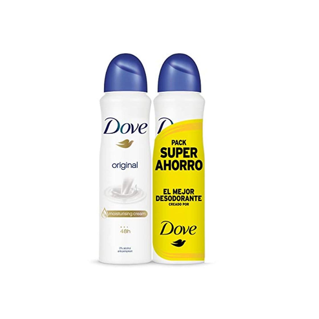 Beauty Dove Original Desodorante Antitranspirante en Aerosol 48h de Protección con Œ de